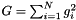 $G = \sum_{i=1}^N g_i^2$